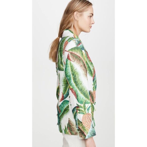 FARM RIO Forest Palm Linen Blazer - Picture 13 of 13